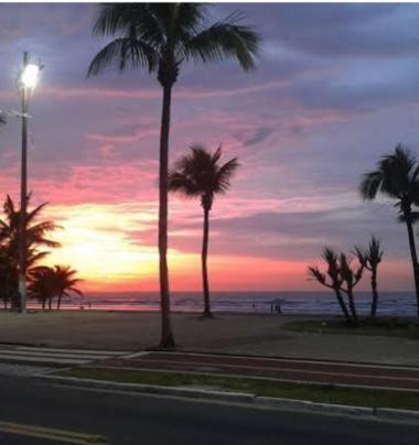 Apto Ocian Centro Praia Grande Экстерьер фото